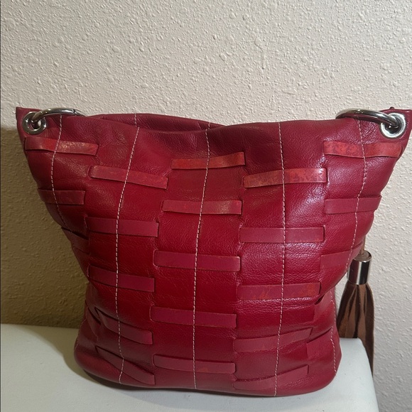 Carbotti Woven Leather handbag - Picture 5 of 10